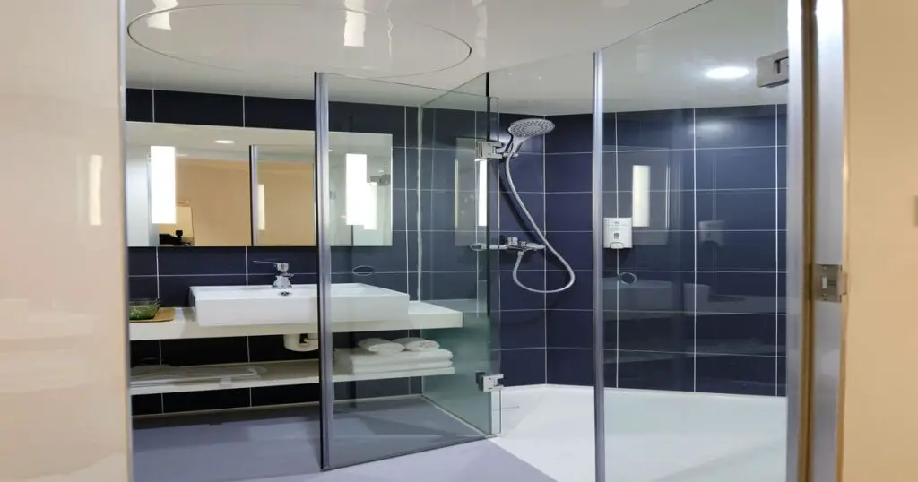 image of a shower cubicle
