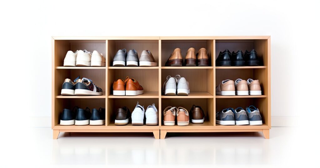 Image of a shoe cabinet used to explain shoe rack price and types in Nigeria